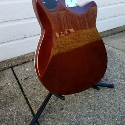 Reverend Double Agent OG 20th Anniversary Left-Handed 2017 Orange Flame Maple Lefty image 8