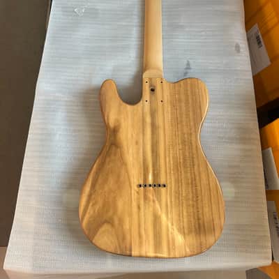 12 String Tele Style Guitar Paulownia Wood Body with Maple Neck Kit image 7