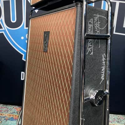 Tom Petersson's Cheap Trick, Sgt. Pepper Vox Super Beatle Replica By North Coast Audio AD100VTH Bass Amp, Cabinet and Trolley Signed! image 1