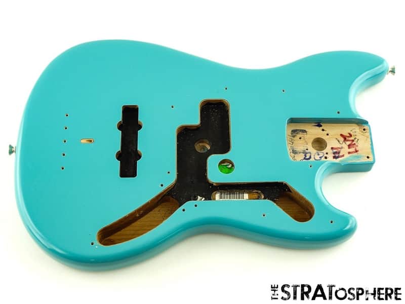 Fender Player II Mustang Bass PJ BODY Precision J Offset Aquatone Blue image 1