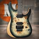 Schecter Reaper-6 FR Electric Guitar - Satin Charcoal Burst B-Stock (1503)