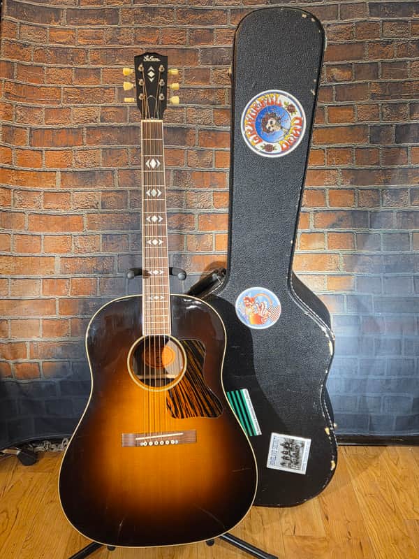 Gibson 2002 AJ Advanced Jumbo Vintage Sunburst w/ TLK HSC image 1