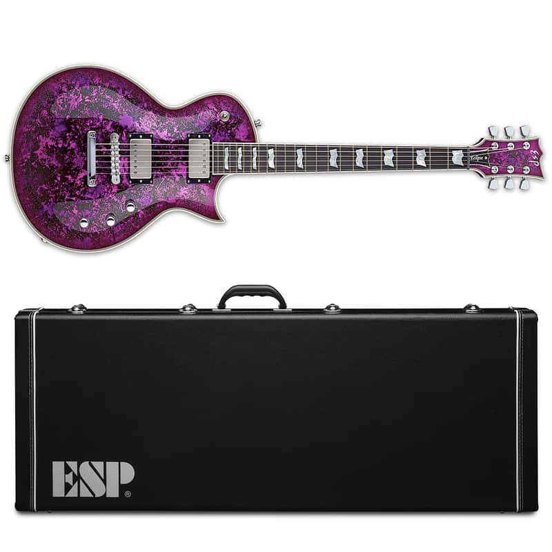 ESP Eclipse Custom Purple Peel Original Series Electric Guitar + Hard Case MIJ - IN Stock! image 1