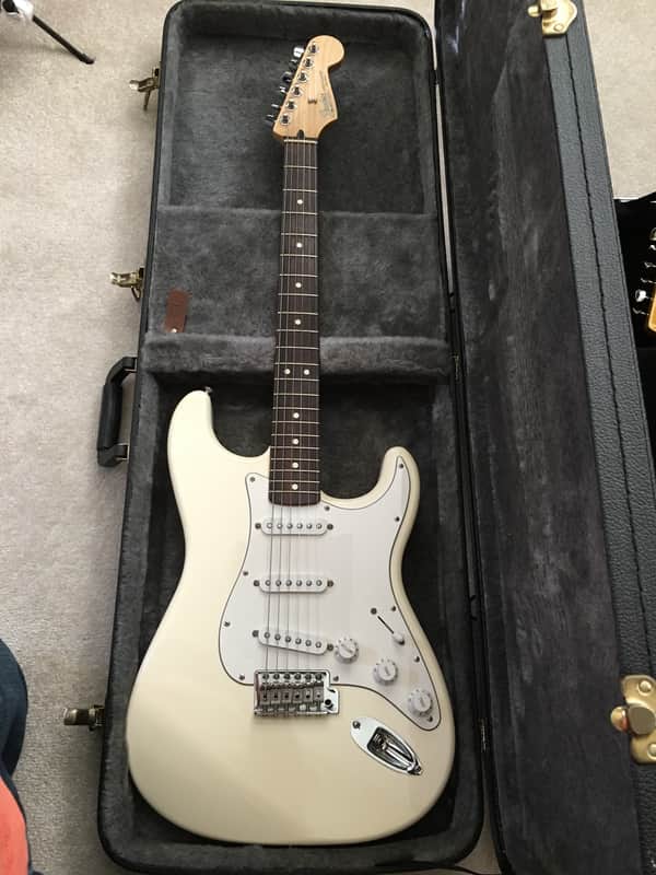 Fender Stratocaster MIM Mexican Standard 2003 Olympic White | Reverb