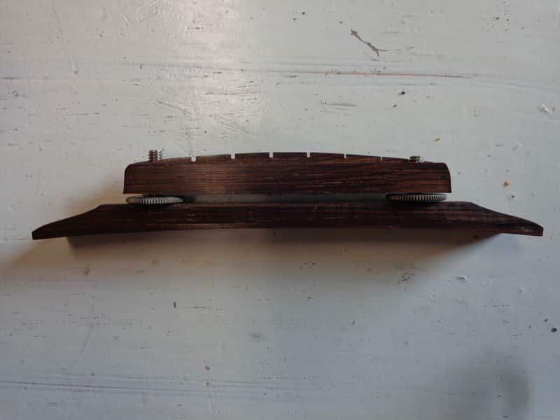 Original Kay Archtop Guitar Bridge - Rosewood - 1950's Old Kraftsman image 1