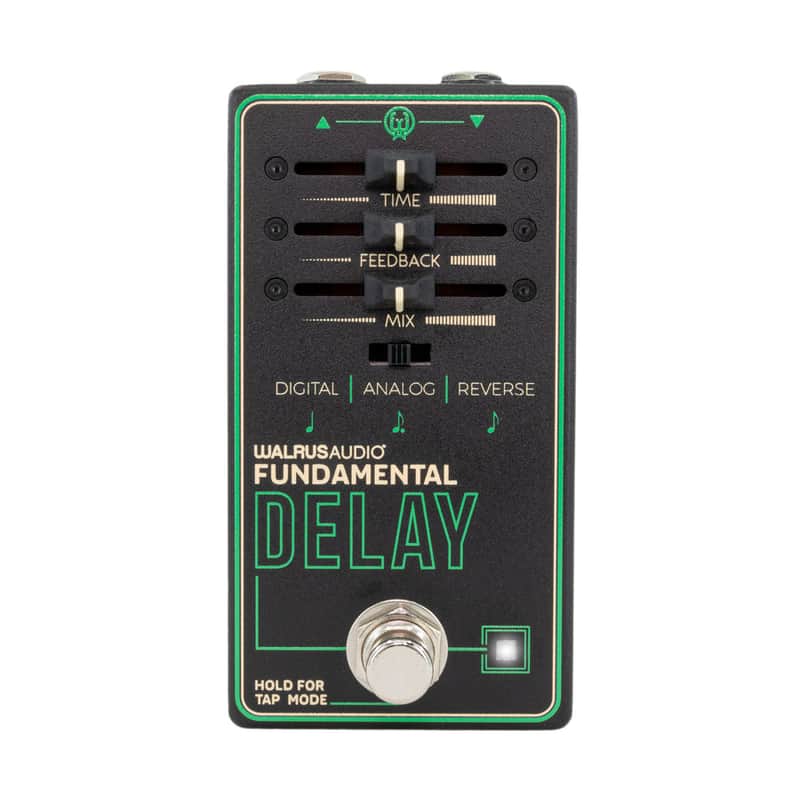Walrus Audio Fundamental Delay 2023 - Present - Black / Green image 1