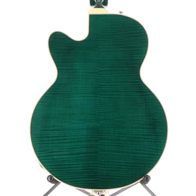 Gretsch Broadkaster Jr. LX Figured Center Block Bigsby, Tropic Aura, Premium Setup (H6)(13638) (13638) image 2