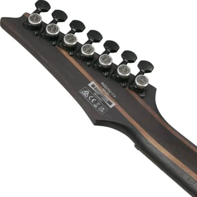 Ibanez RGD721FA 7-String Electric Guitar, Ebony Fingerboard, Stained Wine Red Bust Flat image 5