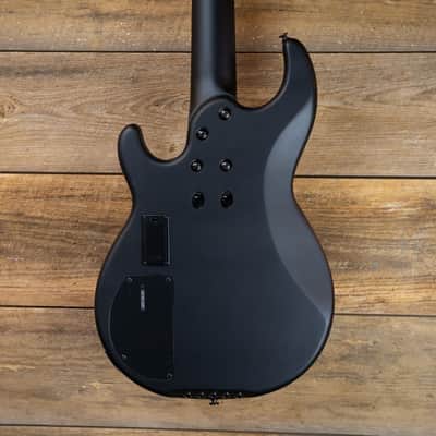 Yamaha BB735A 5-String Trans Matte Black Broadbass Guitar image 9