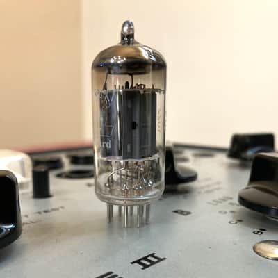 1959 Mullard Blackburn Long Plate 12AX7/ECC83 Tube - f92 imagen 2