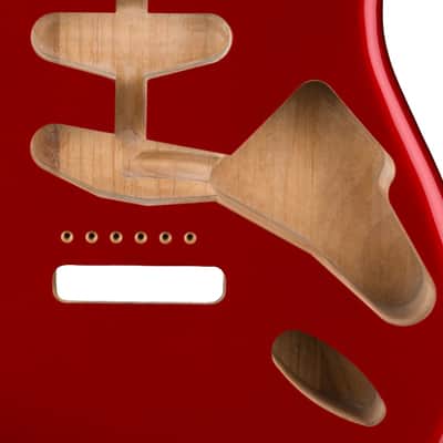 Fender Classic Series 60's Stratocaster SSS Alder Body Vintage Bridge Mount, Candy Apple Red image 9