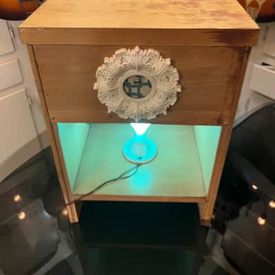 Rotary Connection 1x15 mcm guitar speaker semi open cab. Lights Up! Vintage CTS 8 ohm speaker. Real Hardwood. 2026 - Blonde/wood image 15