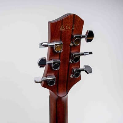 Ibanez JGM10-BSN Jon Gomm Signature Acoustic Guitar 6-String - Black Satin Top / Natural High Gloss Back and Sides + Cas image 3