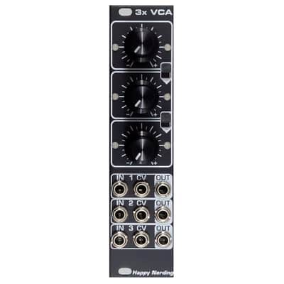 Happy Nerding 3xVCA Eurorack VCA Module (Black) image 2