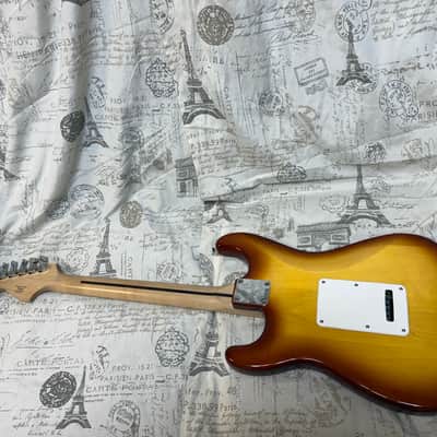 2024 Squier HSS Stratocaster Sienna Sunburst Flame Maple Top RARE!! image 12