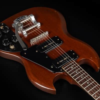 1971 Gibson SG Pro - Walnut | USA Vintage Norlin Era Kalamazoo P-90 Pickups Bigsby Tremolo 2.97kg | Case image 8