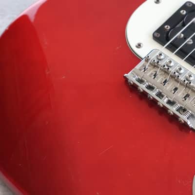 1985 Squier Japan ST314-60 Contemporary Series Medium Scale Stratocaster (Candy Apple Red) image 4