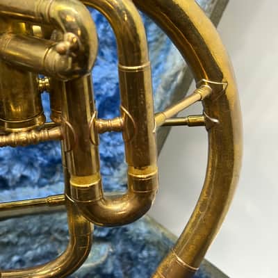 Vintage Historic Selmer Mersel American Concert Circular Mellophone 1900-1920s Brass Mellophone French Horn Style Horn! image 9