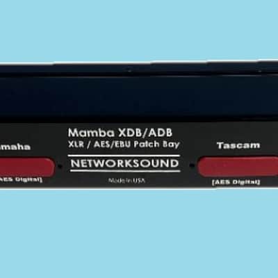 Mamba 8 Combo & 8 Male to 2 DB25 Tascam Analog Pin out 1RU Patch Bay image 2