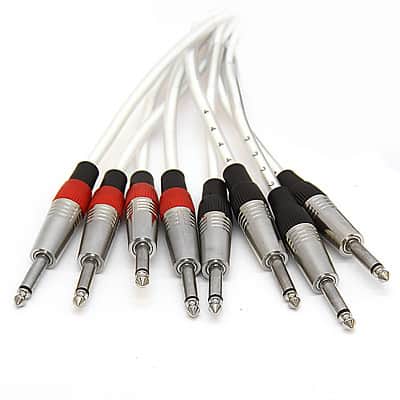 4 Channel 1/4" TRS 8 TS Insert Snake Audio Cable 3' image 3