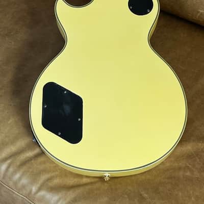 RARE 2003 Epiphone Les Paul Custom Zakk Wylde Signature | Antique Ivory with Bullseye image 13