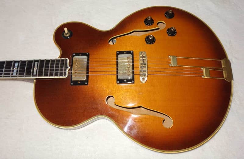 1979 Bradley Epiphone Emperor Thinline, Vintage Sunburst, High-End Matsumoku Semi Hollow image 1
