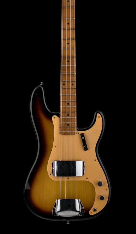 Fender Custom Shop Empire 58 Precision Bass Journeyman Relic - Aged 2-Color Sunburst #86942 image 1