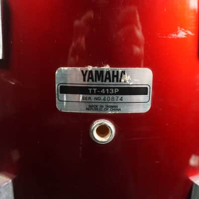 Yamaha TT-413P - 13" Dia. x 11" Dep. Maroon Tom image 2