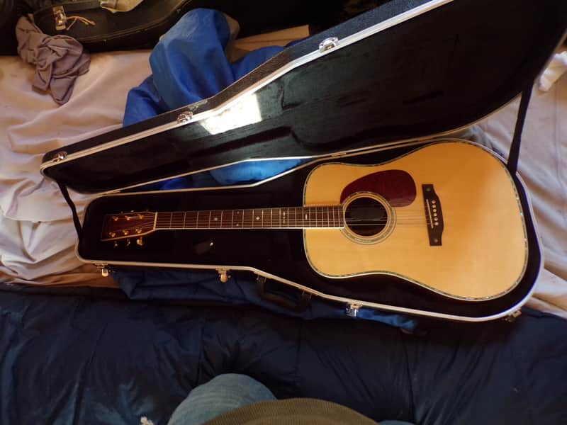 Aria Dreadnought AD-80  Martin D42  D41 Clone 2006 nice shape image 1