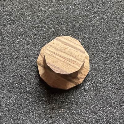 Guilford Zebrawood 1122 Facet Cut Volume/Tone potentiometer knob - 1.5mm set Screw / 6mm shaft image 2