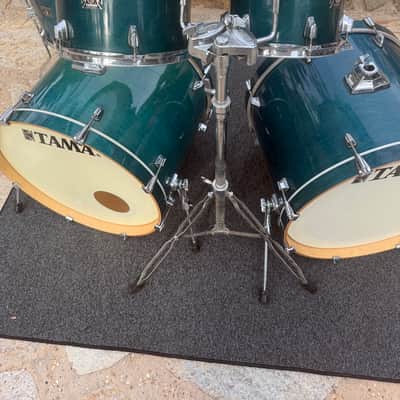 Tama Superstar Classic Maple Blue / Aqua 5pc Double Bass Drum Set kit !! image 5