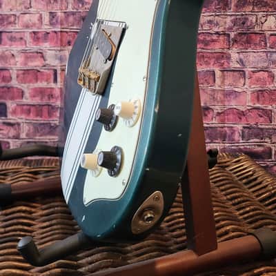 Gaylord Guitars Custom Shop Digger 2025 - Smoker Green Metallic with Olympic Competition Stripes image 7
