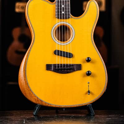 2021 Fender Acoustasonic Player Telecaster butterscotch blonde image 1