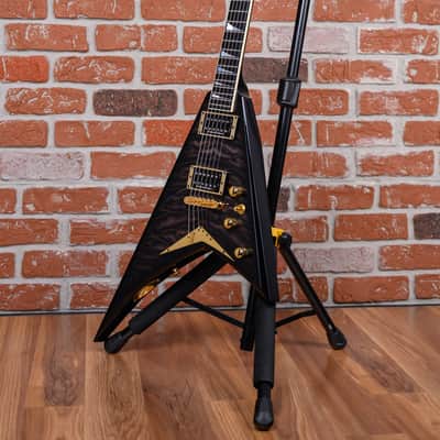 Jackson USA Custom Shop RRTQ Rhoads Quilt Maple Top Trans Black Burst 2022 w/OHSC image 5