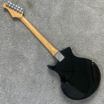 Glossy Black Electric Guitar, Solid Basswood Body, Maple Neck and Fingerboard, Chrome Hardware image 14