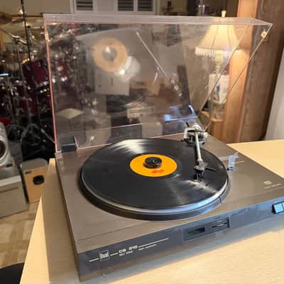DUAL CS 515 Turntable Black with D71EE Cartridge in good condition Serviced Rare image 3