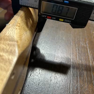 Roasted Birdseye Maple Tele Guitar Neck image 10