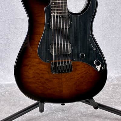 IN-STOCK - 2026 LTD DELUXE SN-1000HT HH GUITAR / DARK BROWN SUNBURST image 2