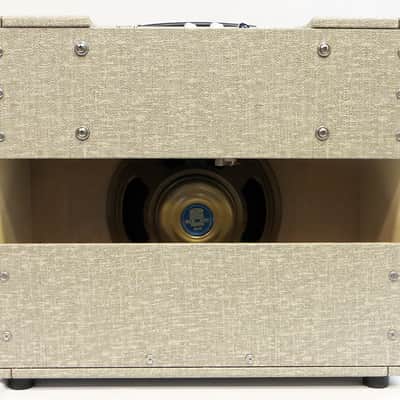 Morgan Amplification Custom Shop AC20 Deluxe 2015 Fawn Tolex Celestian Gold image 3