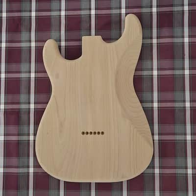 Woodtech Routing - 2 pc. Alder Hardtail Stratocaster Body - Unfinished image 2