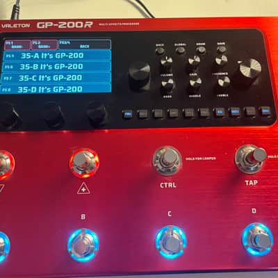 Valeton GP-200R Multi-Effects Processor 2022 - Present - Red image 2