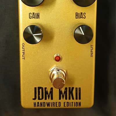 "JDM MK2" Germanium Tonebender Fuzz | 2N1305 Texas Instruments Transistors | Gold Hammerite image 1