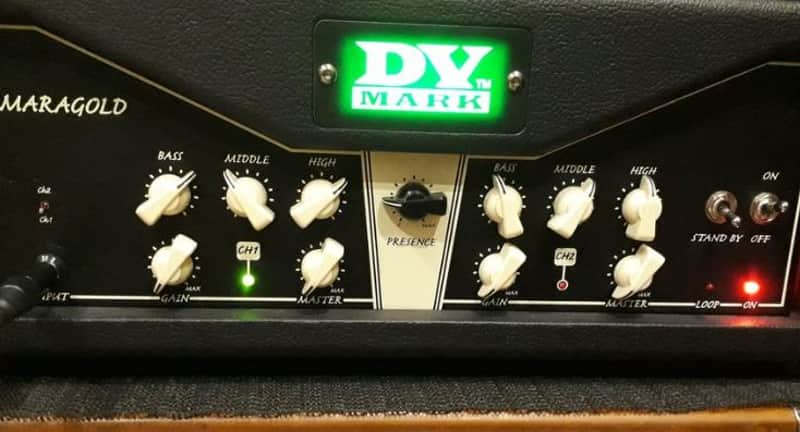DV Mark Maragold Greg Howe Signature 2-Channel 40-Watt Guitar Amp Head 2010s - Black Bild 1