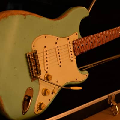 Fender Stratocaster Relic American Nitro Surf Green Custom Shop Fat 50's image 24