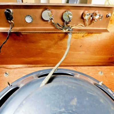 Vintage 1951 Fender Bassman Tweed 1x15 T.V. Front Panel 90% image 10