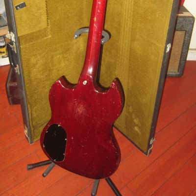 1974 Guild JS-II Bass Double Pickup Cherry Red image 5
