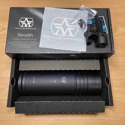 Aston Stealth 4-Voice Cardioid Dynamic Microphone 2018 - 2019 - Black image 1