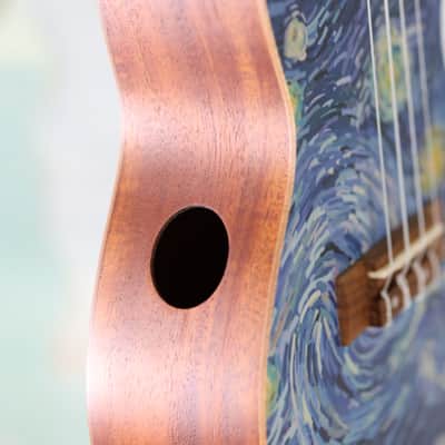 Amahi UKC-3DA4 Van Gogh Starry Night Concert Ukulele image 5