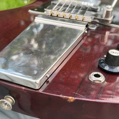 RARE 1974 Greco SG-600 (Angus Young AC/DC Inspired) … Maxon U-1000 PAF REPLICA + Batwing Pickguard + Vibrola ... Made in Japan Lawsuit Era + GIGBAG image 15