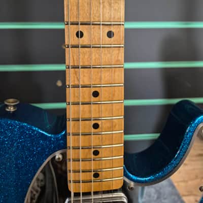 Fender J Mascis Telecaster Bottle Rocket Blue Flake 2021 Electric Guitar image 8